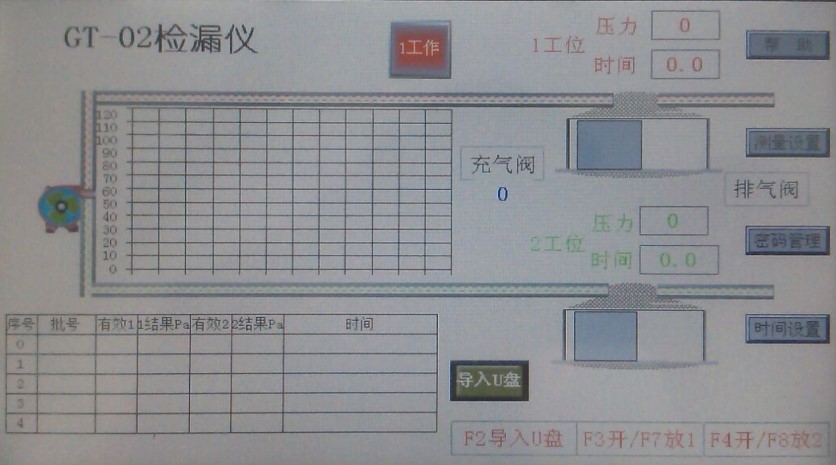 手套检漏仪工作过程图